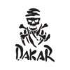 Αυτοκόλλητο Αυτοκινήτου Dakar Skull Μαύρο