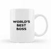 World's Best Boss Κούπα Κεραμική Λευκή 330ml