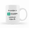 Chat GPT Κούπα Κεραμική Λευκή 330ml
