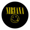 Nirvana Mousepad Μαύρο Στρογγυλό 20cm