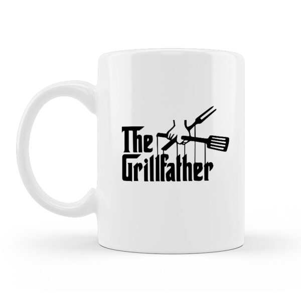 Alternative view of Κούπα Κεραμική Grillfather  Λευκή 330ml