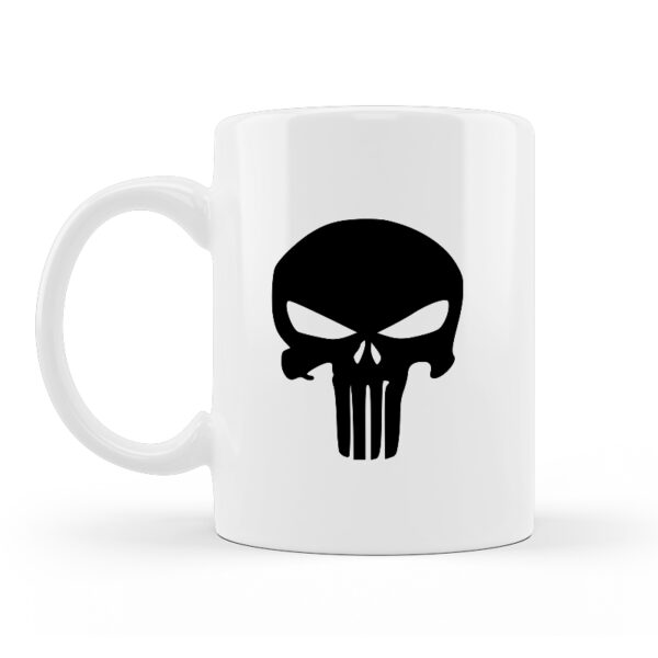 Alternative view of Κούπα Κεραμική Punisher  Λευκή 330ml