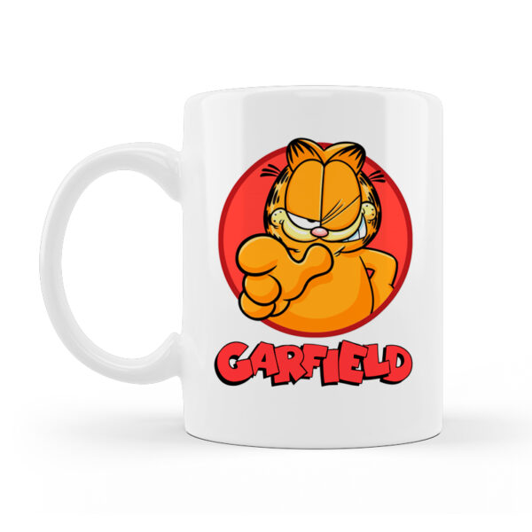 Alternative view of Garfield Κούπα Κεραμική Λευκή 330ml