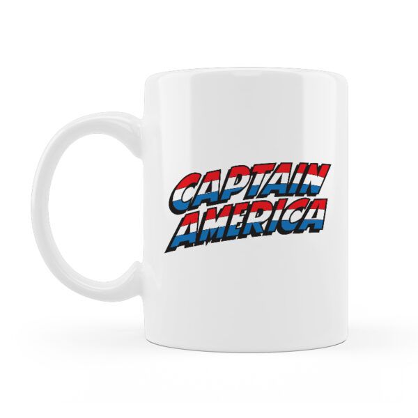 Alternative view of Κούπα Κεραμική Λευκή Captain America 330ml