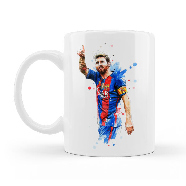 Alternative view of Κούπα Κεραμική Λευκή Messi 330ml