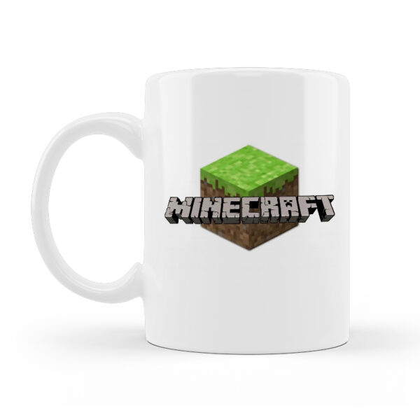Alternative view of Κούπα Κεραμική Λευκή Minecraft 330ml
