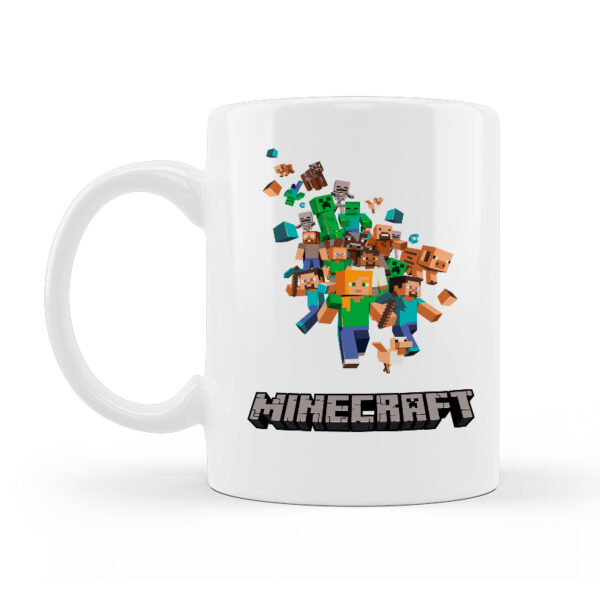 Alternative view of Κούπα Κεραμική Λευκή Minecraft 330ml