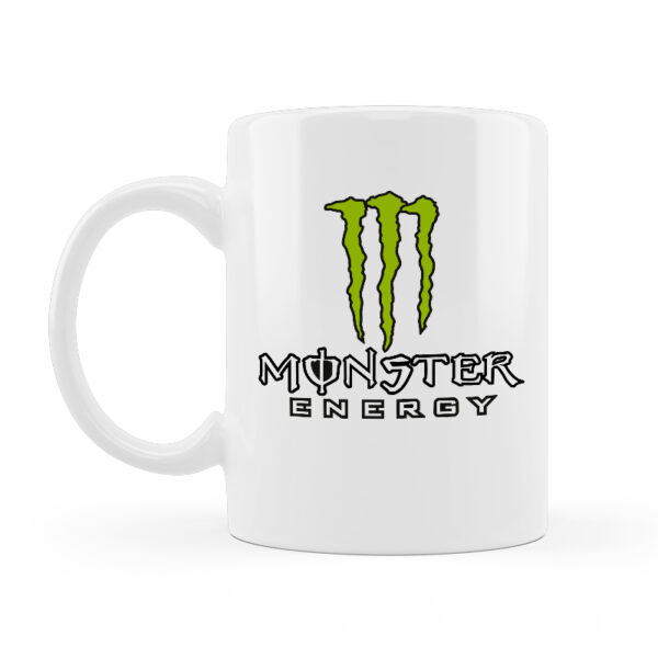 Alternative view of Κούπα Κεραμική Monster Energy Λευκή 330ml