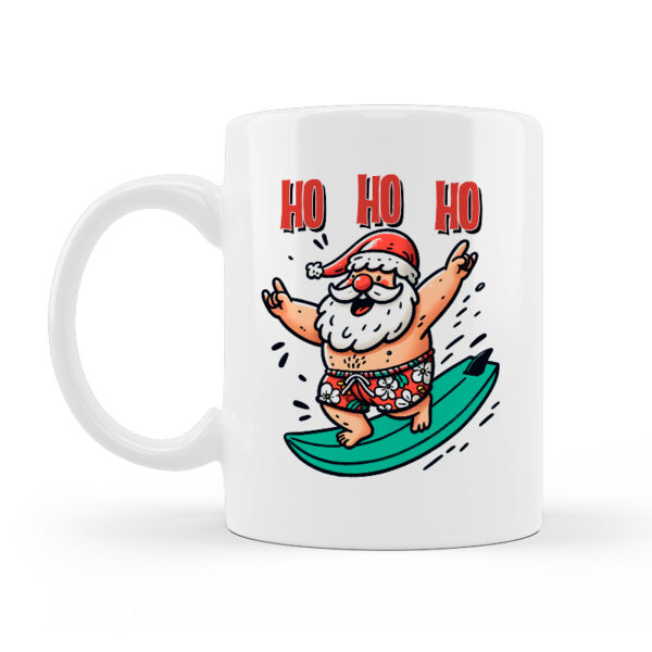 Alternative view of Κούπα Κεραμική Λευκή Χριστουγεννιάτικη 330ml