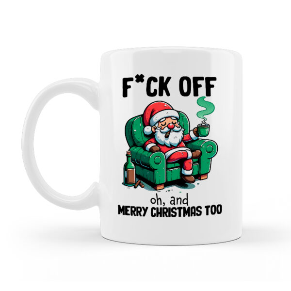 Alternative view of Κούπα Κεραμική Λευκή Χριστουγεννιάτικη 330ml