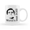 Κούπα Κεραμική Λευκή The Office Best Boss 330ml