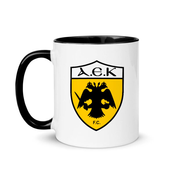 Alternative view of Κούπα Κεραμική Μαύρη ΑΕΚ F.C. 330ml