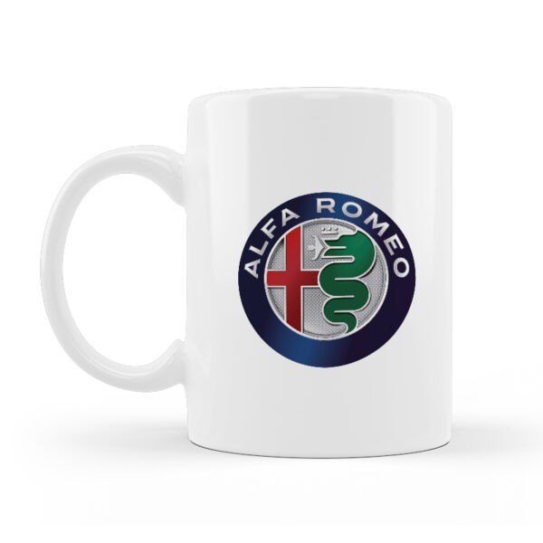 Alternative view of Κούπα Κεραμική Λευκή Alfa Romeo 330ml