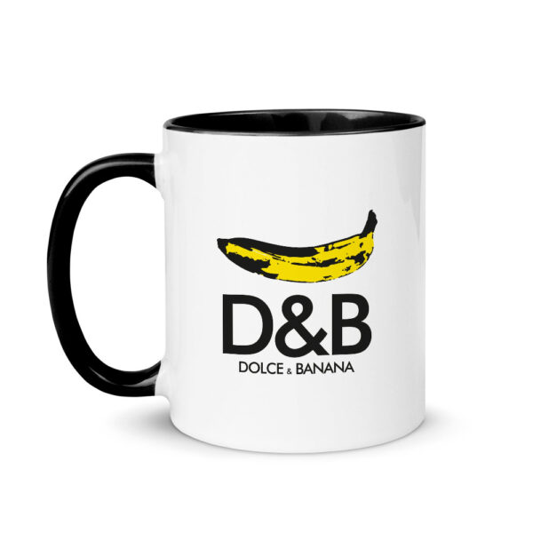 Alternative view of Κούπα Κεραμική Μαύρη  Dolce Banana 330ml