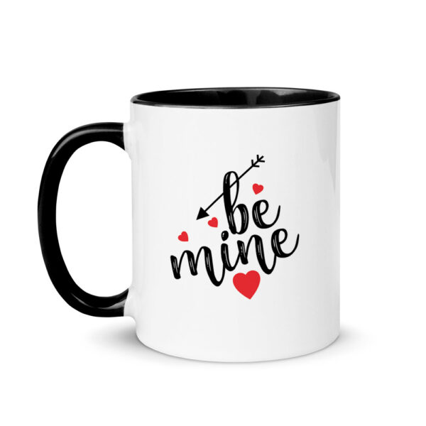 Alternative view of Κούπα Κεραμική Μαύρη Valentines Day Be Mine 330ml