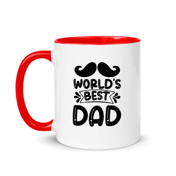 Alternative view of Κούπα Κεραμική Κόκκινη Best Dad 330ml