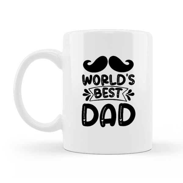 Alternative view of Κούπα Κεραμική Λευκή Best Dad 330ml