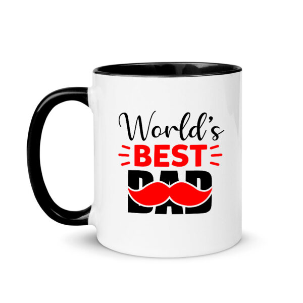 Alternative view of Κούπα Κεραμική Μαύρη Best Dad 330ml