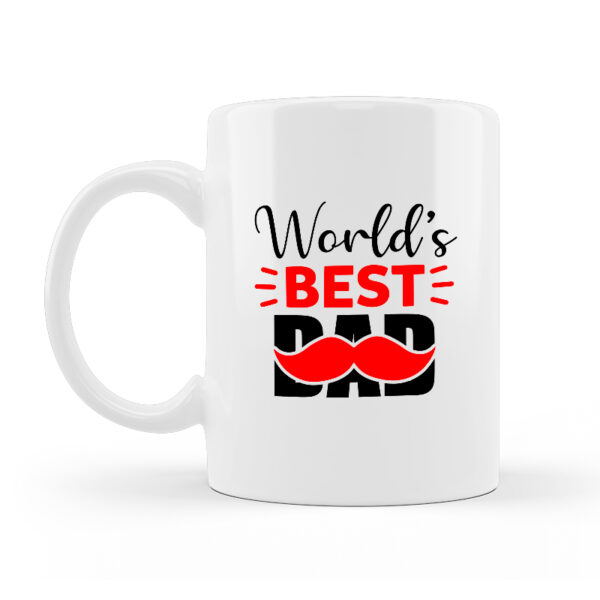 Alternative view of Κούπα Κεραμική Λευκή Best Dad 330ml