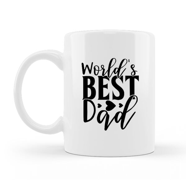 Alternative view of Κούπα Κεραμική Λευκή Best Dad 330ml