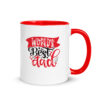 Κούπα Κεραμική Κόκκινη Best Dad 330ml