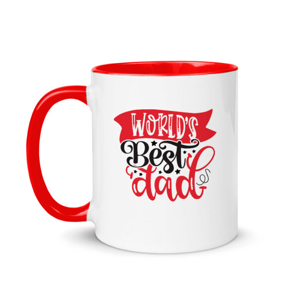 Alternative view of Κούπα Κεραμική Κόκκινη Best Dad 330ml