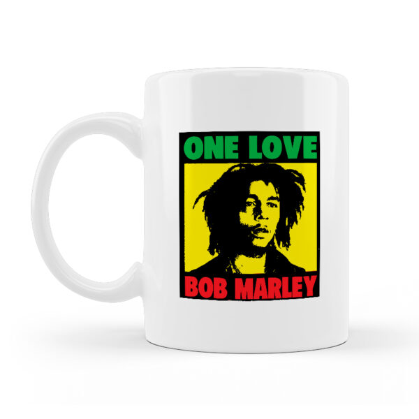 Alternative view of Κούπα Κεραμική Λευκή Bob Marley 330ml