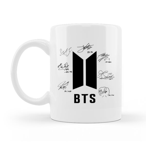 Alternative view of Κούπα Κεραμική Λευκή BTS Signs 330ml