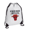 Τσάντα πλάτης γυμναστηρίου Chicago Bulls Λευκή