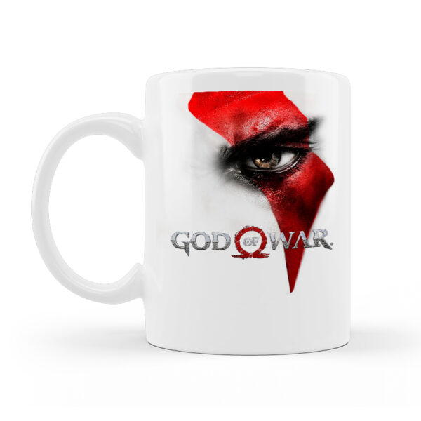 Alternative view of Κούπα Κεραμική Λευκή God Of War 330ml