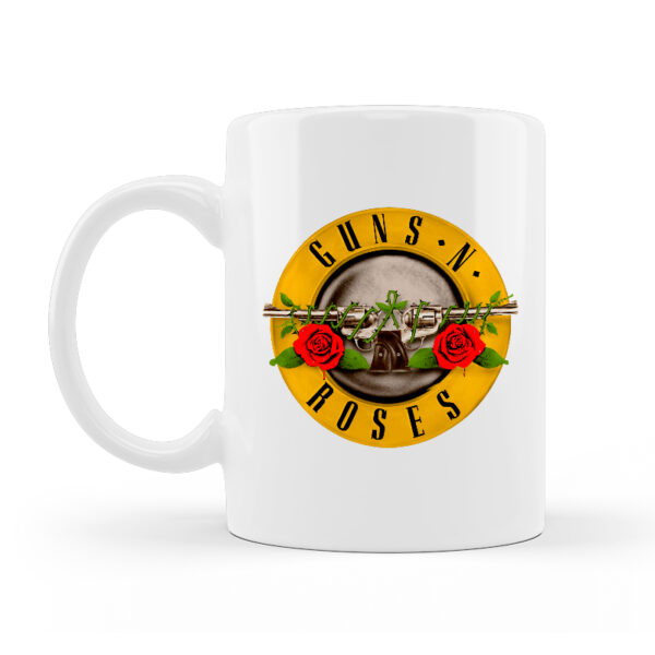 Alternative view of Κούπα Κεραμική Λευκή Guns N Roses 330ml