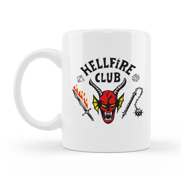 Alternative view of Κούπα Κεραμική Λευκή Hellfire Club 330ml