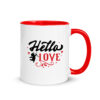 Κούπα Κεραμική Κόκκινη Valentines Day Hello Love 330ml