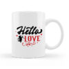 Κούπα Κεραμική Λευκή Valentines Day Hello Love 330ml