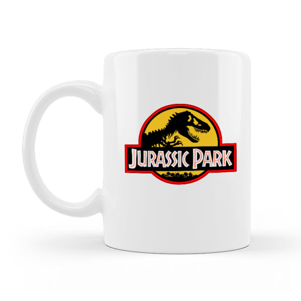 Alternative view of Κούπα Κεραμική Λευκή Jurassic Park 330ml