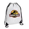 Τσάντα πλάτης γυμναστηρίου Jurassic Park Λευκή