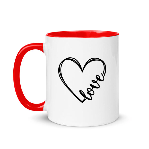 Alternative view of Κούπα Κεραμική Κόκκινη Valentines Day Love 330ml