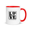 Κούπα Κεραμική Κόκκινη Valentines Day Love All Day Every Day 330ml