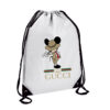 Τσάντα πλάτης γυμναστηρίου Mickey Gucci Λευκή