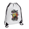 Τσάντα πλάτης γυμναστηρίου Minions Kung Fu Λευκή
