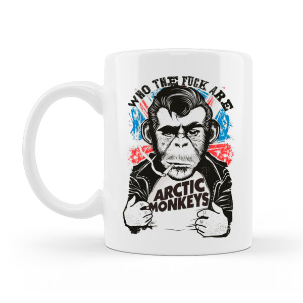 Alternative view of Κούπα Κεραμική Λευκή Arctic Monkeys 330ml