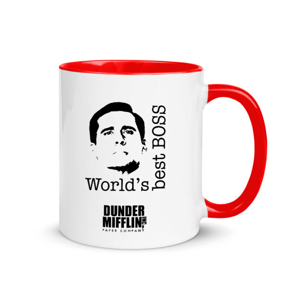 Κούπα Κεραμική Κόκκινη The office best boss 330ml