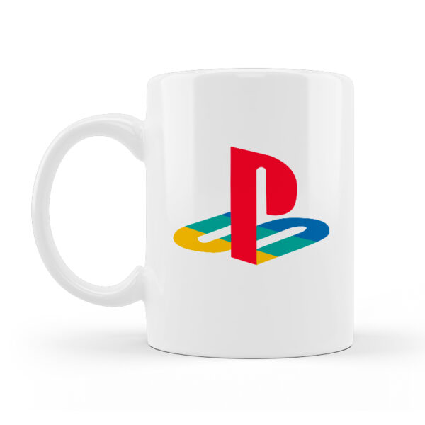 Alternative view of Κούπα Κεραμική Λευκή Playstasion Λογότυπο 330ml