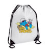 Τσάντα πλάτης γυμναστηρίου The Smurfs Λευκή