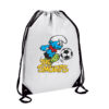 Τσάντα πλάτης γυμναστηρίου The Smurfs Λευκή
