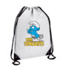 Τσάντα πλάτης γυμναστηρίου The Smurfs Λευκή