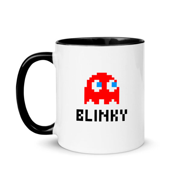 Alternative view of Κούπα Κεραμική Μαύρη PACMAN Blinky 330ml