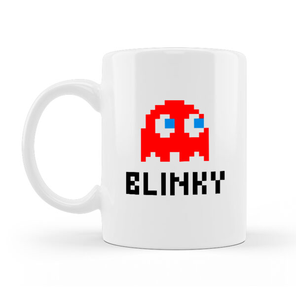 Alternative view of Κούπα Κεραμική Λευκή PACMAN Blinky 330ml