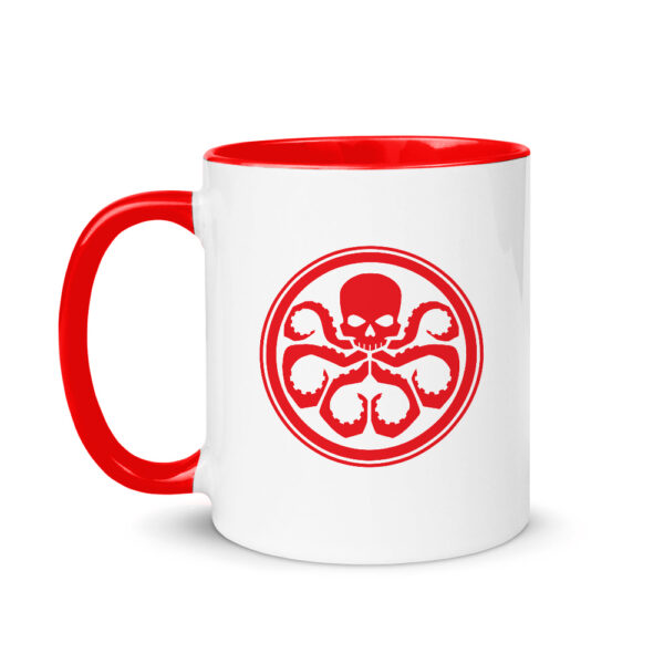 Alternative view of Κούπα Κεραμική Κόκκινη Hydra 330ml