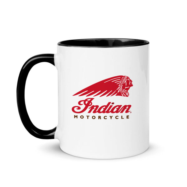 Alternative view of Κούπα Κεραμική Μαύρη Indian Motors 330ml